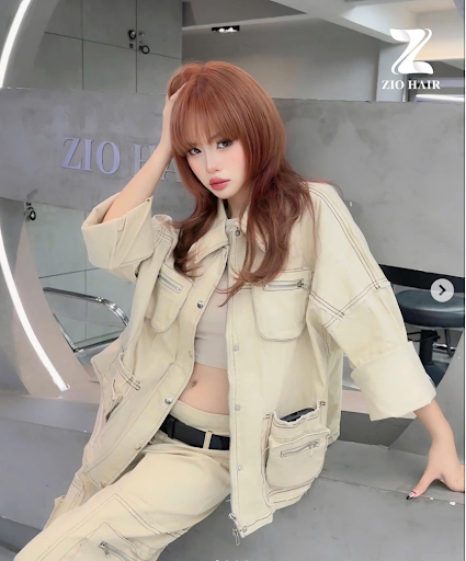 Hush Cut kết hợp mái Hime