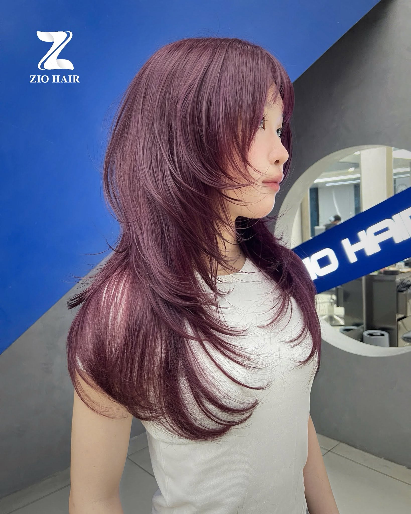 Hush cut layer đuôi cá mái Pháp