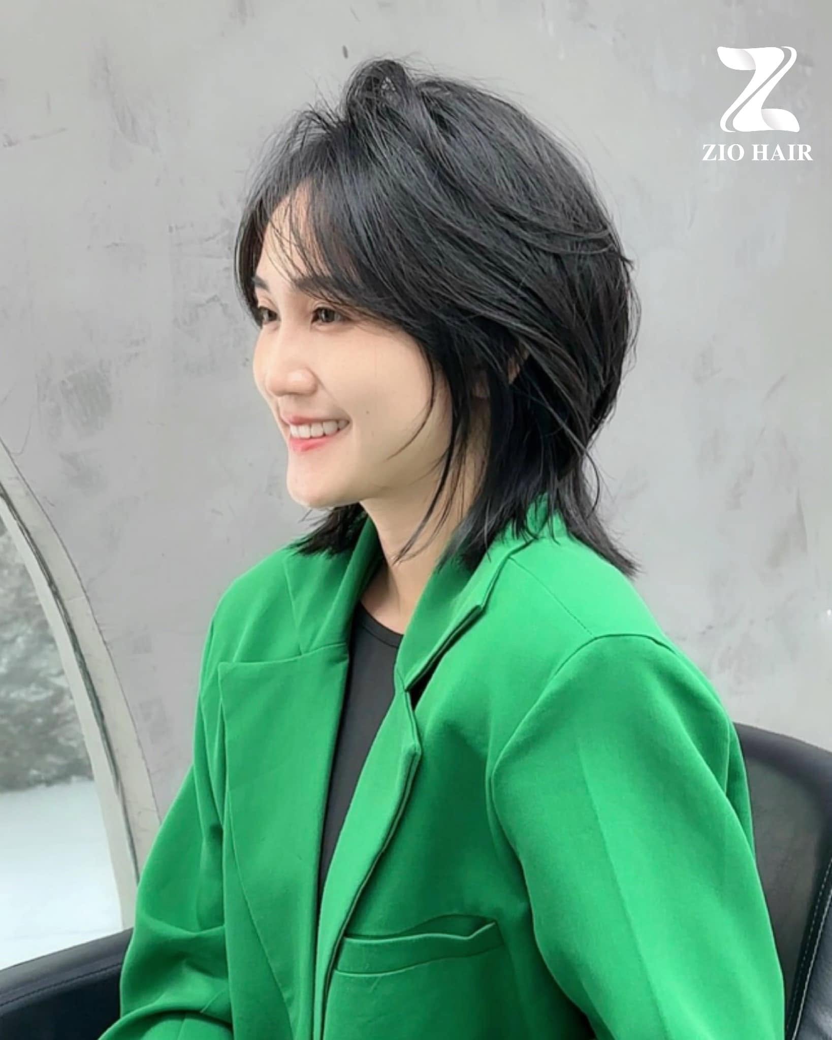 Hush cut layer ngắn cúp đuôi mái Pháp