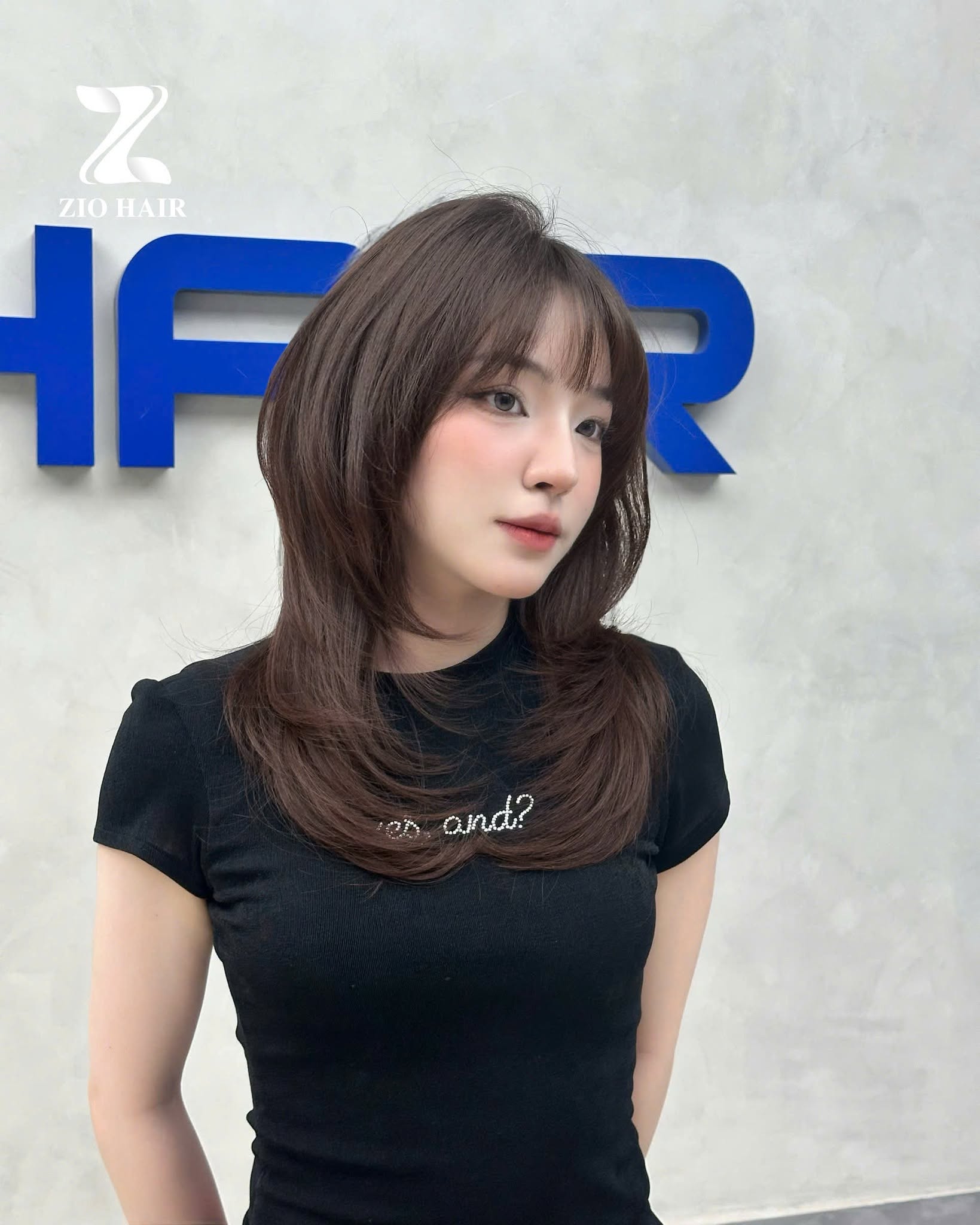 Hush cut ngang vai